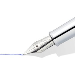 Staedtler Fyldepen - Triplus fine - sort - (bl skrift)